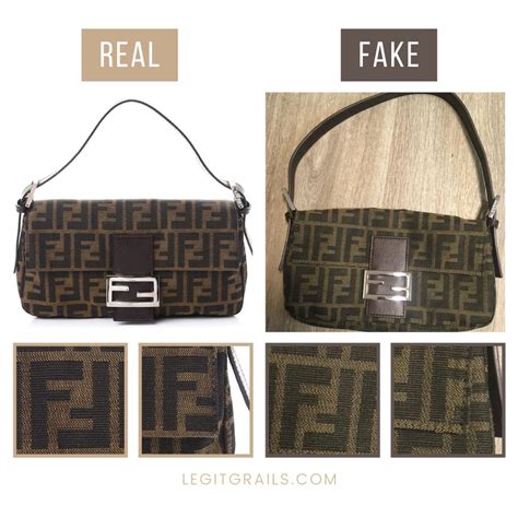 how to identify a real fendi handbag from a fake|genuine fendi baguette.